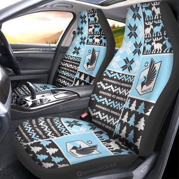 Minnesota United FC Car Seat Covers Custom Ugly Style Car Accessories