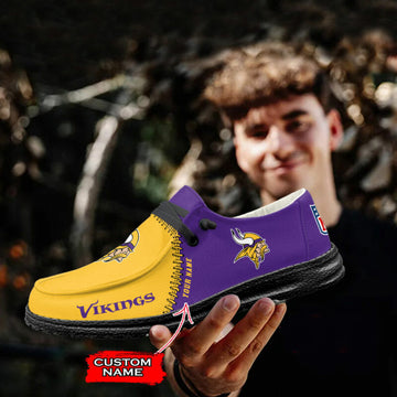 Minnesota Vikings Hey Dude Shoes -NFL 32 Teams Personalized - Ingenious Gifts Your Whole Family