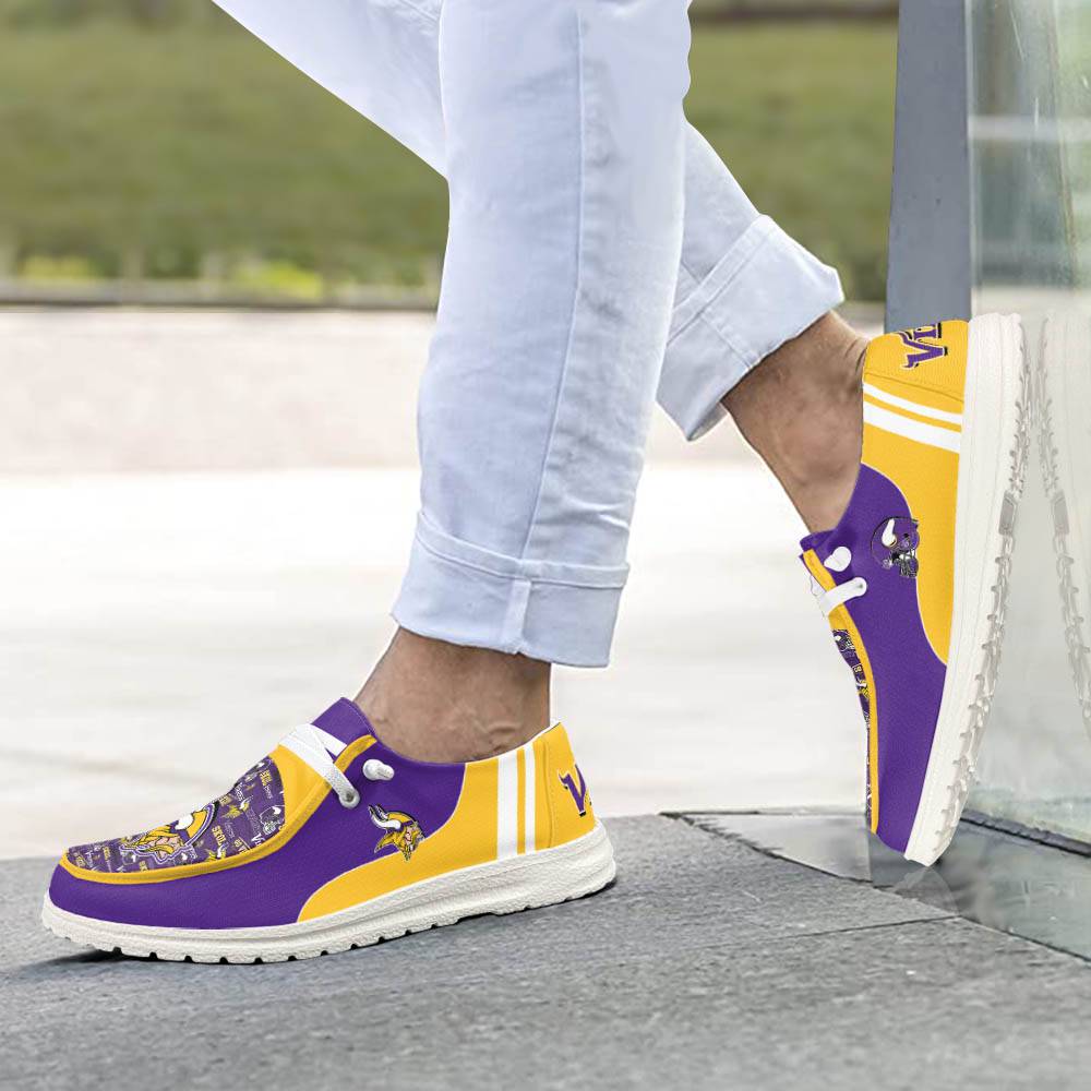 Minnesota Vikings Hey Dude Shoes, Sale Hey Dudes, NFL Shoes - Ingenious Gifts Your Whole Family