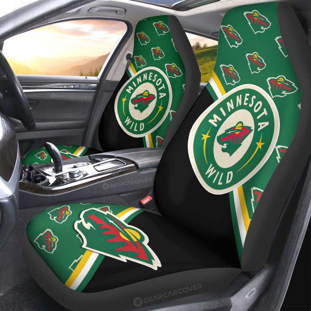 Minnesota Wild Car Seat Covers Custom Car Accessories For Fans