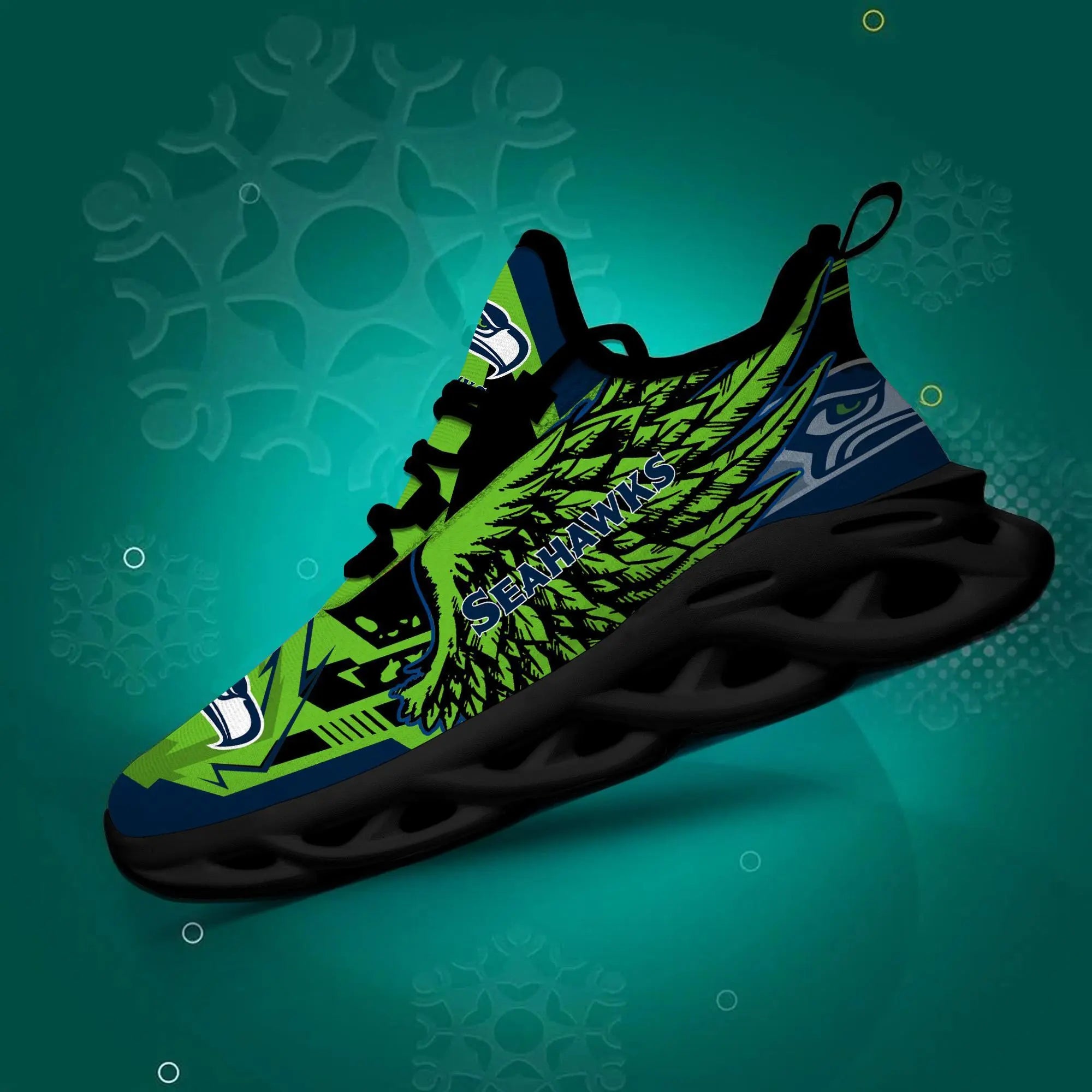 S3DS005-NFL29-Seattle Seahawks- Personalized Max Soul Sneaker Ver 3