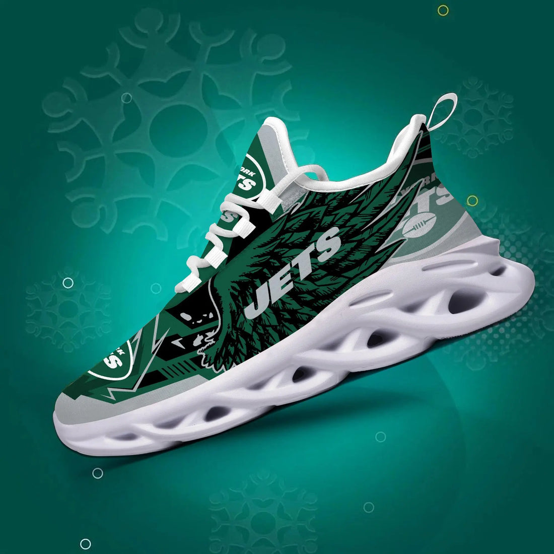 S3DS005-NFL22-New York Jets- Personalized Max Soul Sneaker Ver 3