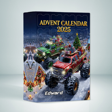 Monster Crusher Personalized Kid Advent Calendar With Ornaments 24 Days Christmas Blind Box For Kids