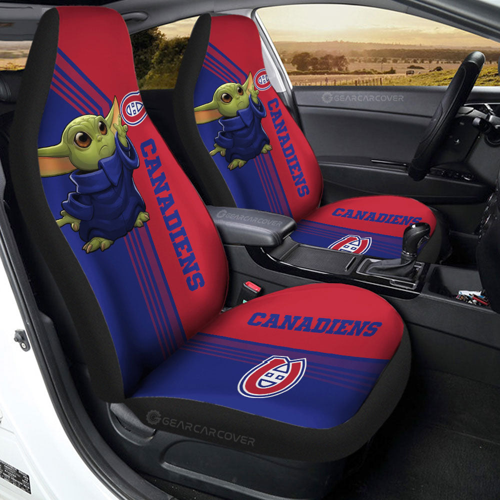Montreal Canadiens Car Seat Covers Baby Yoda Car Accessories