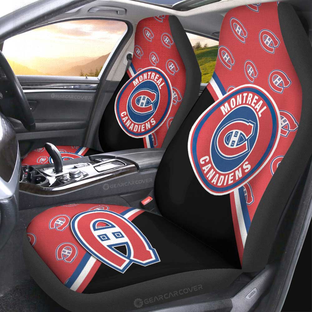 Montreal Canadiens Car Seat Covers Custom Car Accessories For Fans
