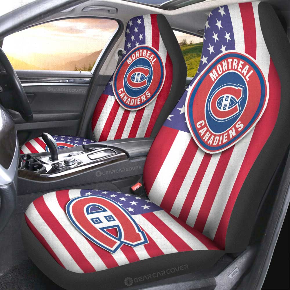 Montreal Canadiens Car Seat Covers Custom Car Decor Accessories