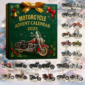 Motorcycle Advent Calendar 2026 24 Days Countdown Calendar For Kids And Adults Mini Motorbike Toy Set Christmas Gift For Motorcycle Lover