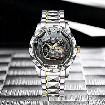 Motorcycle Engine Custom Watch - Personalized Name - Special Personalized Gift For Motorcycle Lovers