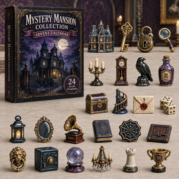 Mystery Mansion Realm Advent Calendar 2026 - 24-Day Countdown, Acrylic Charms Every Day Bring New Suprises