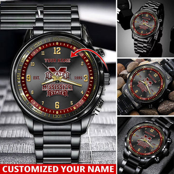 NCAA Mississippi State Bulldogs Sport Watch For This Season Custom Watch For Football Lovers