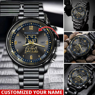 NCAA Notre Dame Fighting Irish Sport Watch For This Season Custom Watch For Football Lovers
