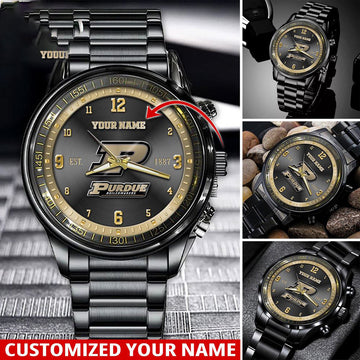 NCAA Purdue Boilermakers Sport Watch For This Season Custom Watch For Football Lovers