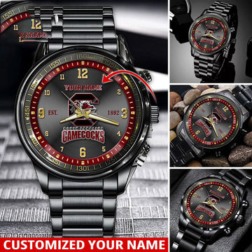 NCAA South Carolina Gamecocks Sport Watch For This Season Custom Watch For Football Lovers