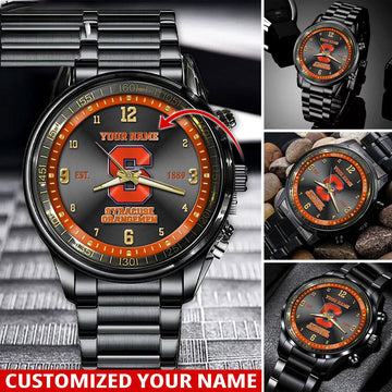 NCAA Syracuse Orange Sport Watch For This Season Custom Watch For Football Lovers