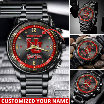 NCAA Utah Utes Sport Watch For This Season Custom Watch For Football Lovers