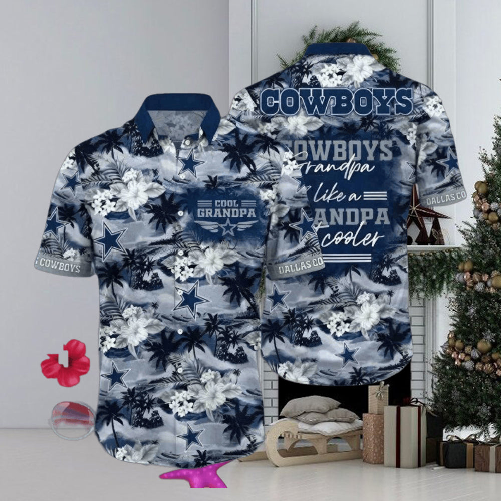 NFL Dallas Cowboys Hawaiian Shirt For Grandparent New