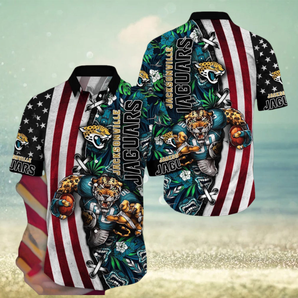 NFL Jacksonville Jaguars Hawaii Shirt Mascot Aloha Summer Shirt