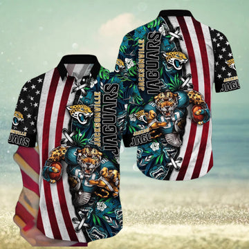 NFL Jacksonville Jaguars Hawaii Shirt Mascot Aloha Summer Shirt