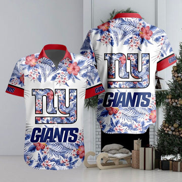 NFL New York Giants Hawaiian Shirt Special Floral Tropical Team Spirit