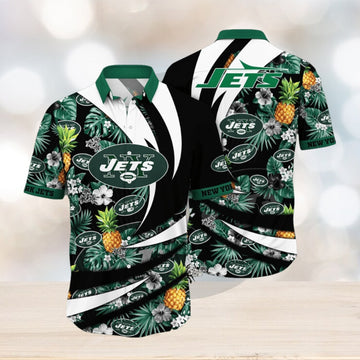 NFL New York Jets Hawaii Shirt Flower Classic Hawaiian Prints