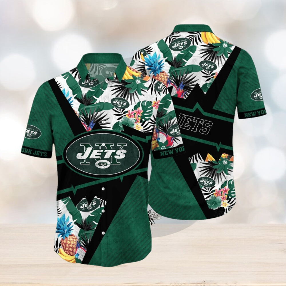 NFL New York Jets Hawaii Shirt Flower Island Inspired Apparel