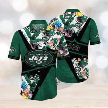 NFL New York Jets Hawaii Shirt Flower Island Inspired Apparel