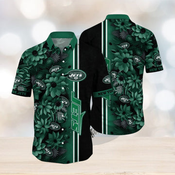 NFL New York Jets Hawaii Shirt Flower Tropical Vibes In Shirts