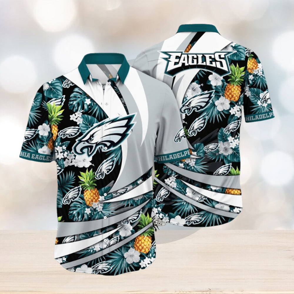 NFL Philadelphia Eagles Hawaii Shirt Flower Classic Hawaiian Prints