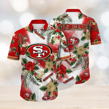 NFL San Francisco 49ers Hawaii Shirt Flower Trendy Floral Tops