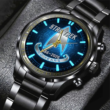 Star Trek Black Stainless Steel Watch-PX1147