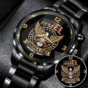 NOEL 250TH-3 Personalized Watch, 250 Years Of Freedom 1776-2026