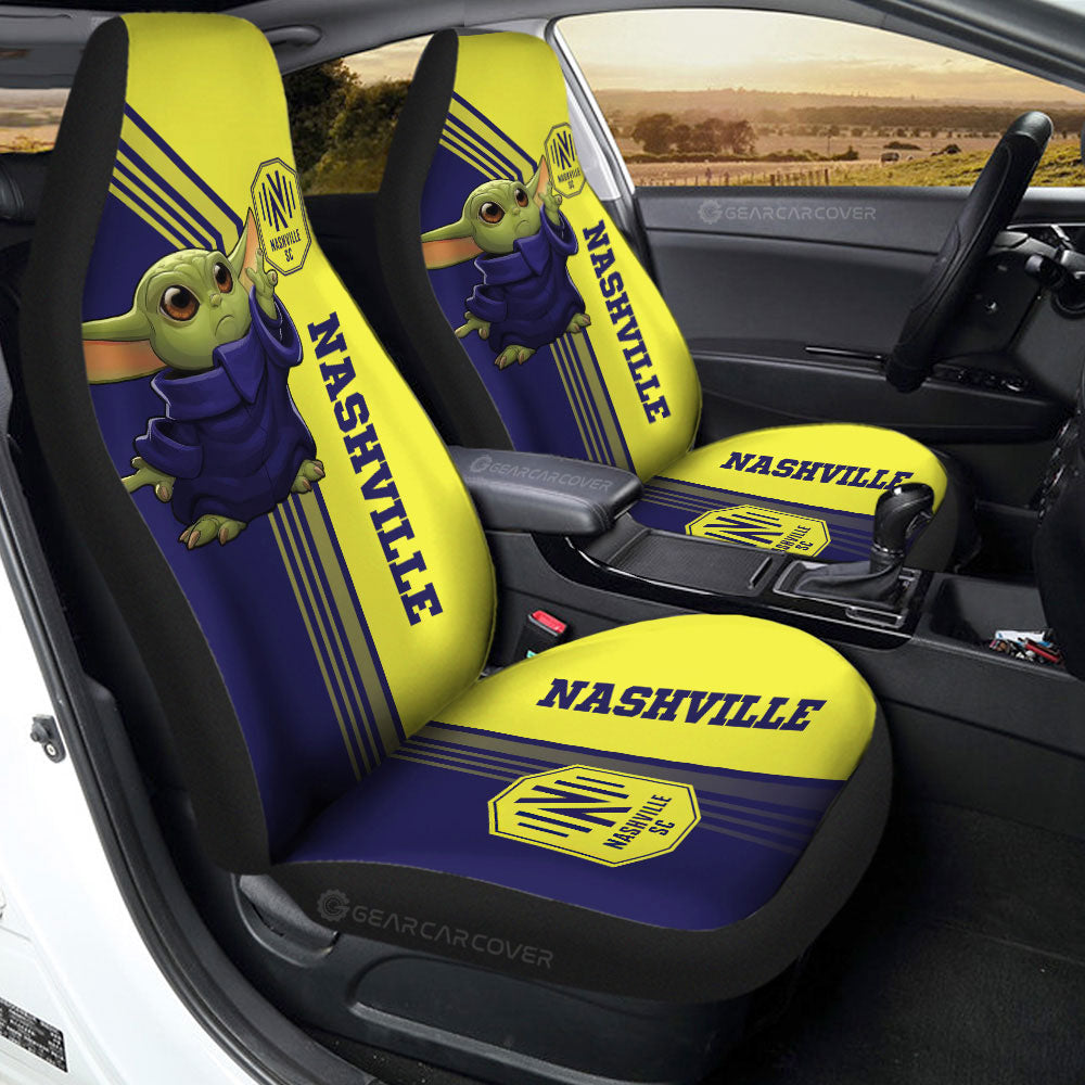 Nashville SC Car Seat Covers Baby Yoda Car Accessories