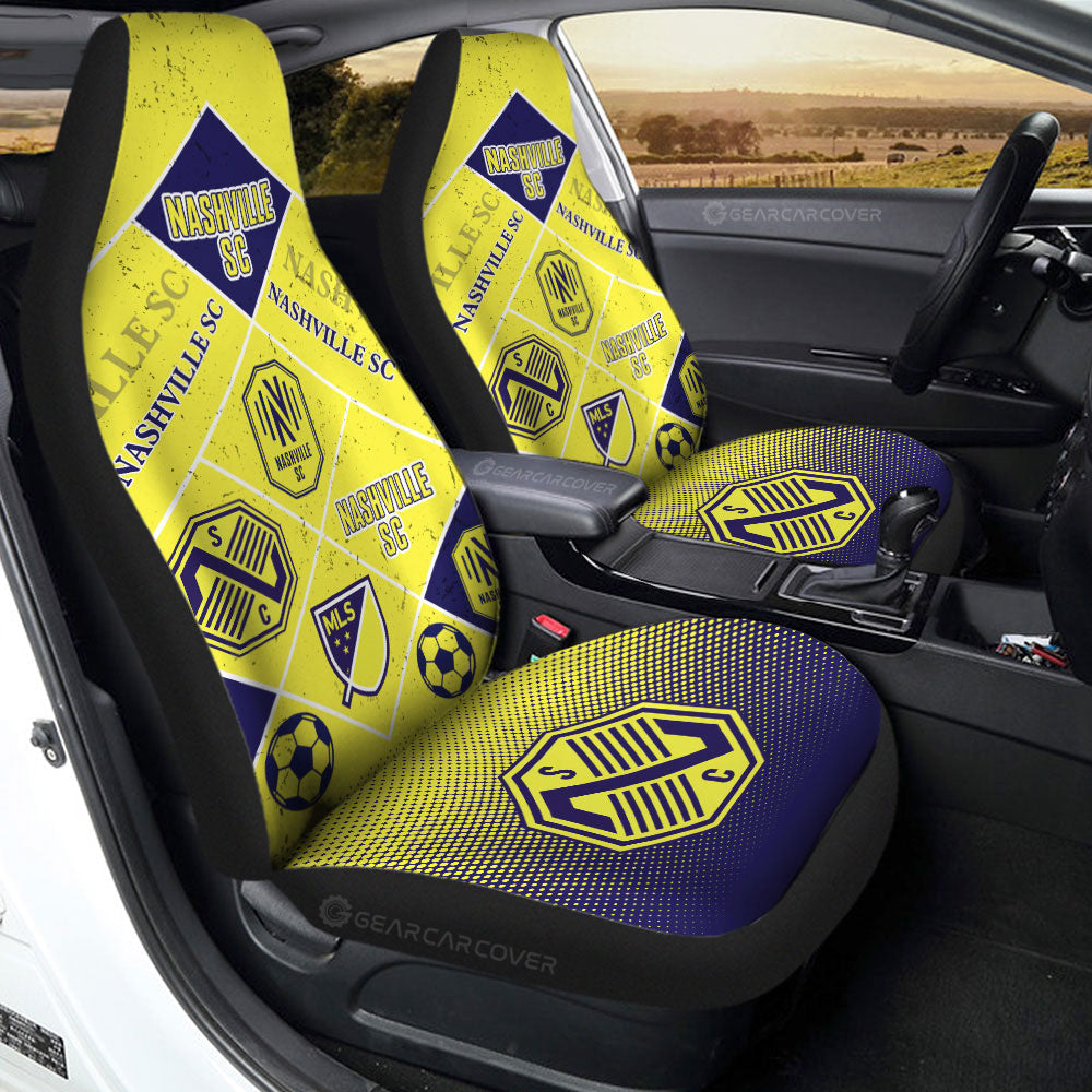 Nashville SC Car Seat Covers Sporty Team Collection