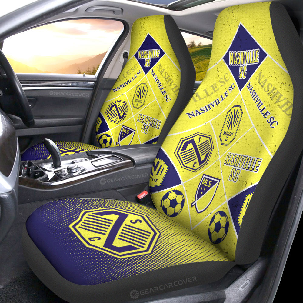 Nashville SC Car Seat Covers Sporty Team Collection