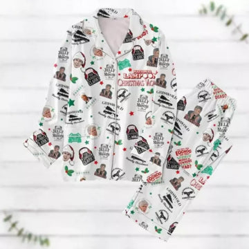 National Lampoon’s Christmas Vacation Griswold Family Christmas Pajamas Set