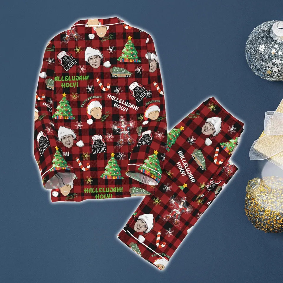 National Lampoons Vacation Pajamas, Griswold Christmas Pajamas Set, Griswold Family Matching Pajamas, Xmas Movie Holiday Pajamas