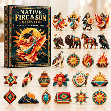 Native Fire Advent Calendar 2026 - 24-Day Countdown, Acrylic Charms