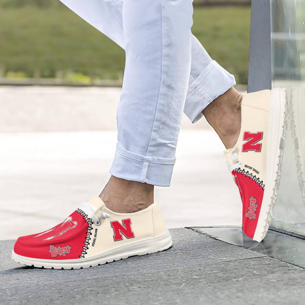 Nebraska Cornhuskers Hey Dude Shoes, NCAA Shoes, Monster Energy Shoes For Sale - Ingenious Gifts Your Whole Family