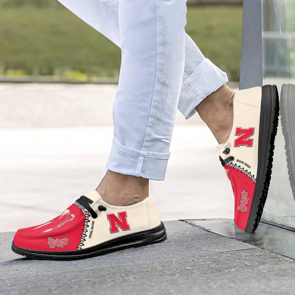 Nebraska Cornhuskers Hey Dude Shoes, NCAA Shoes, Monster Energy Shoes For Sale - Ingenious Gifts Your Whole Family