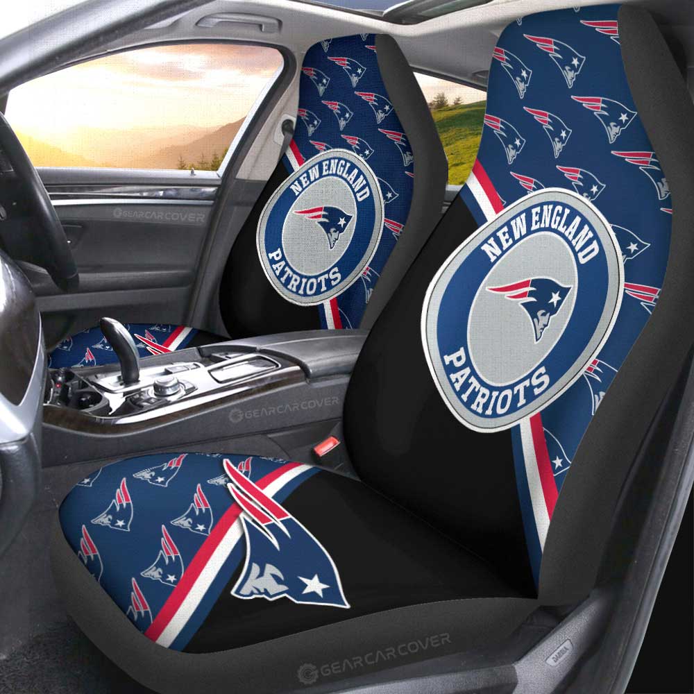 New England Patriots Car Seat Covers Custom Car Accessories For Fans
