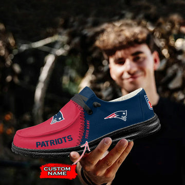 New England Patriots Hey Dude Shoes -NFL 32 Teams Personalized - Ingenious Gifts Your Whole Family