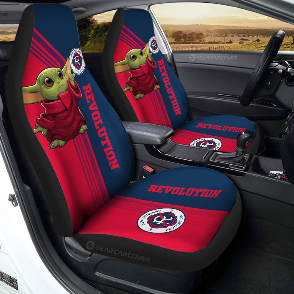 New England Revolution Car Seat Covers Baby Yoda Car Accessories