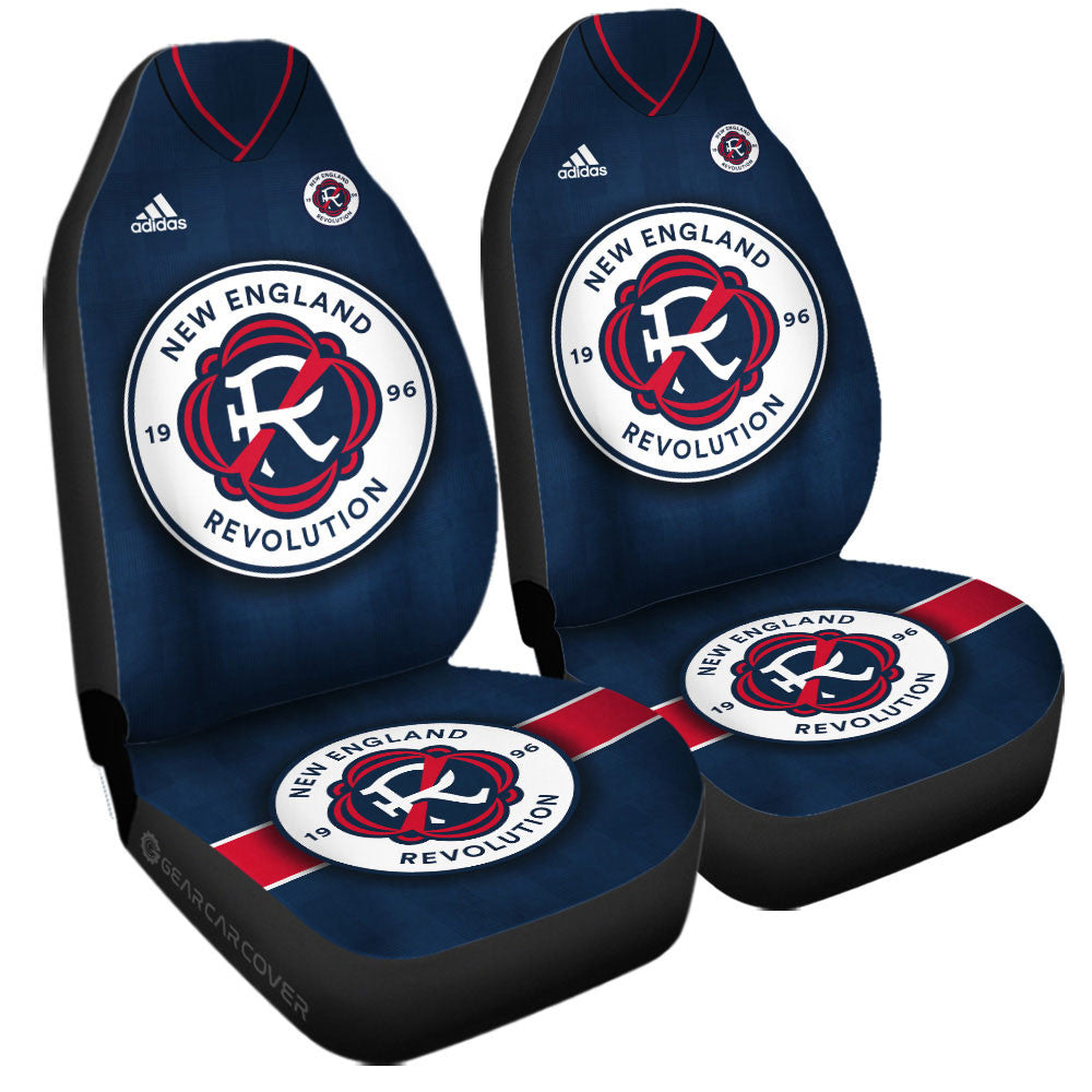 New England Revolution Car Seat Covers Custom Car Accessories For Fans