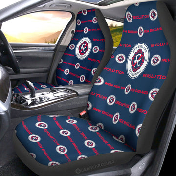 New England Revolution Car Seat Covers Sporty Team Collection