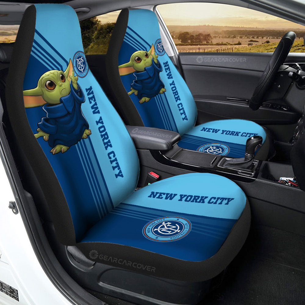 New York City FC Car Seat Covers Baby Yoda Car Accessories