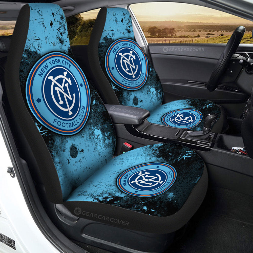 New York City FC Car Seat Covers Custom Car Accessories