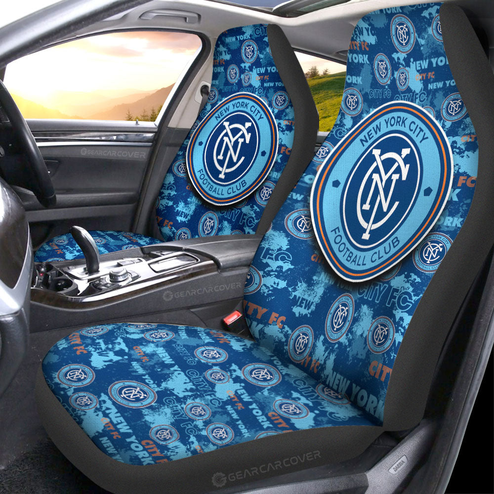 New York City FC Car Seat Covers Custom Car Accessories