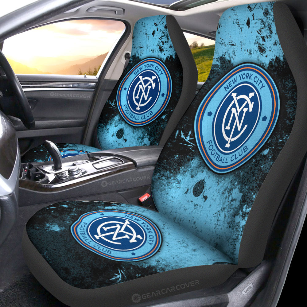 New York City FC Car Seat Covers Custom Car Accessories