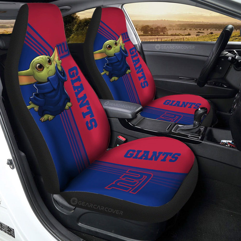 New York Giants Car Seat Covers Baby Yoda Car Accessories