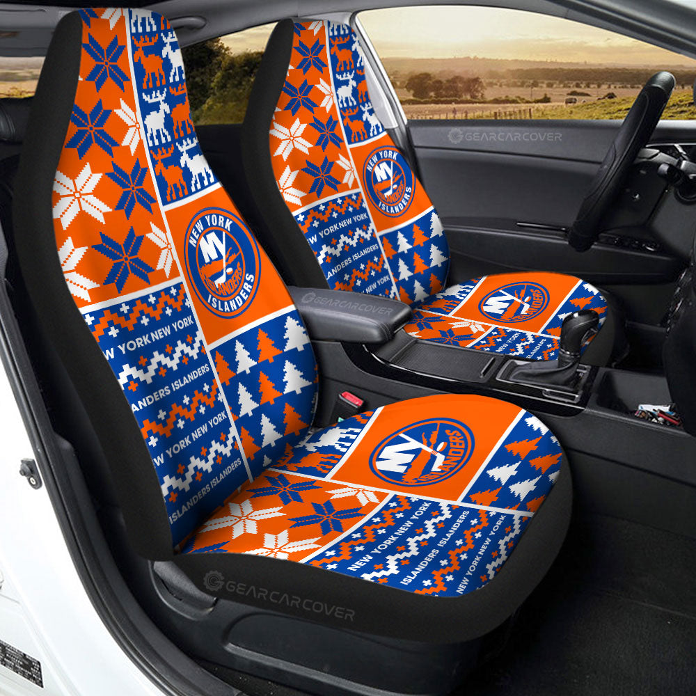 New York Islanders Car Seat Covers Custom Ugly Style Car Accessories